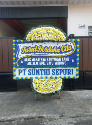 Papan Bunga Duka di Maroangin